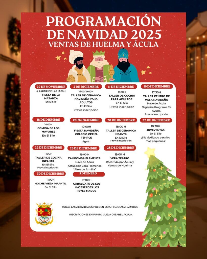 Cartel de la cabalgata de reyes